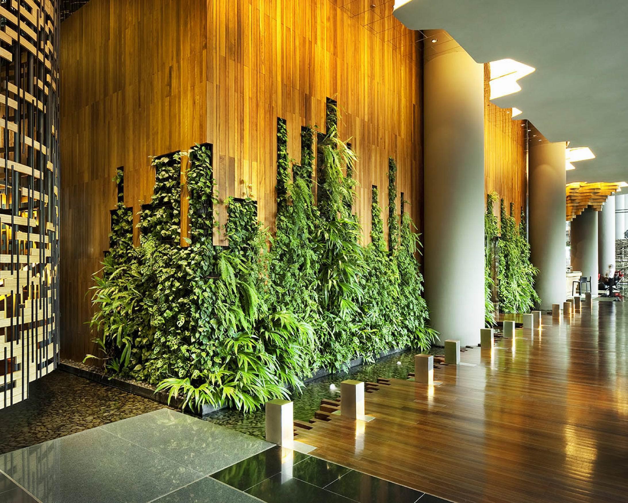 Parkroyal Collection Pickering, Singapura Luaran gambar Living wall